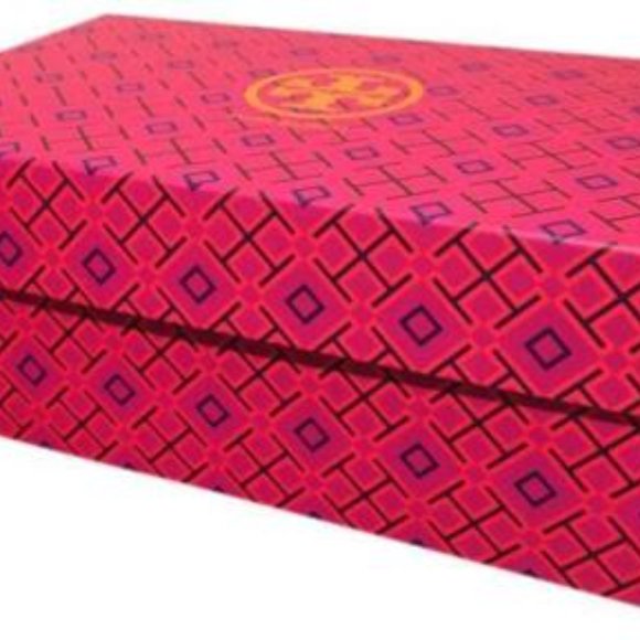 Tory Burch Eleanor Crystal Ballet Flat Shoes Meadowsweet Pink Women's Size 9 BOX - Picture 13 of 13